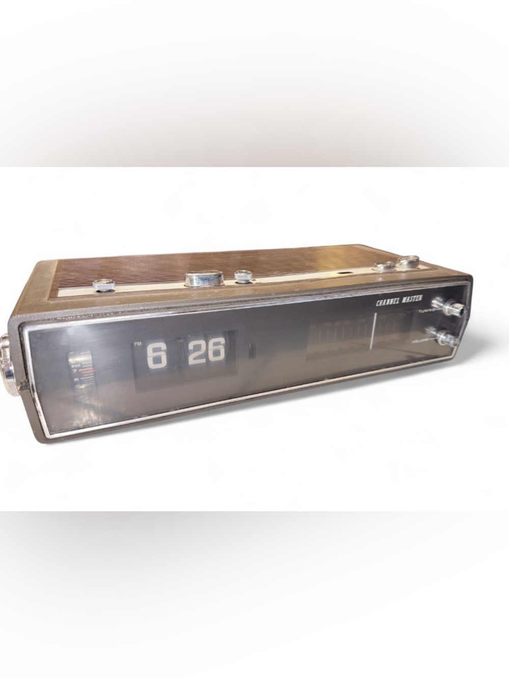 Vintage Channel Master 6266 Flip Clock Radio – Mid Century 1970s – Clock Works